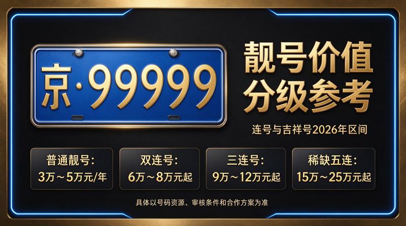 2026年京牌指标业务繁忙场景